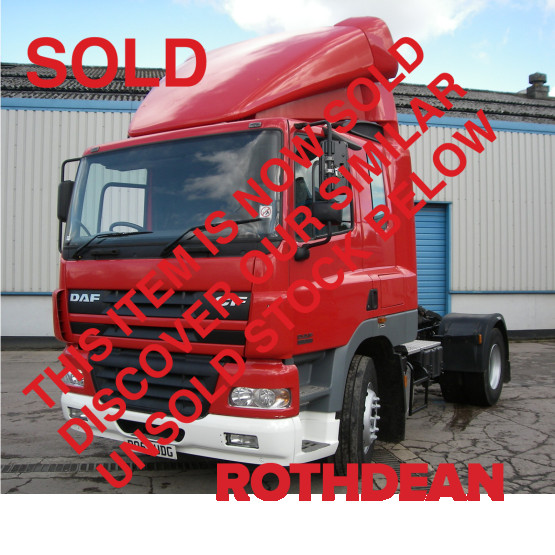 2003 DAF 85CF380 in 4x2 Tractor Units