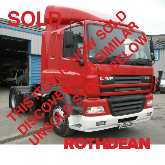 2003 DAF 85CF380 in 4x2 Tractor Units
