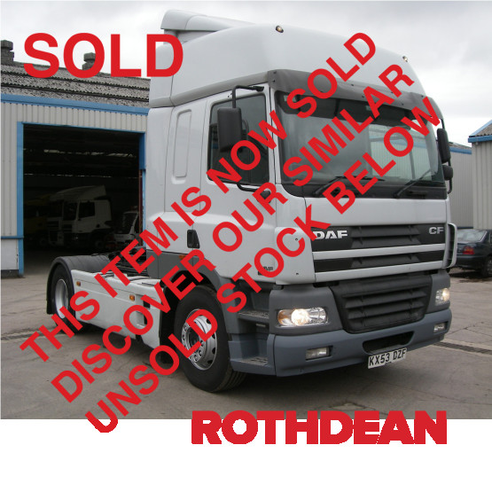 2004 DAF 85CF430 in 4x2 Tractor Units