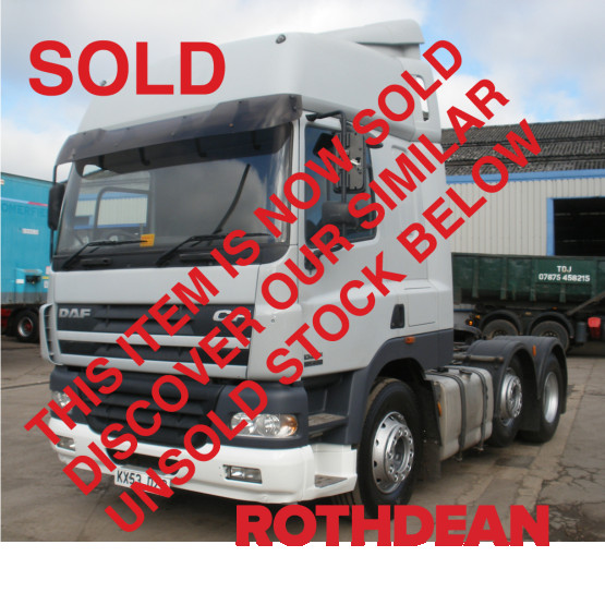 2004 DAF CF85-430 in 6x2 Tractor Units