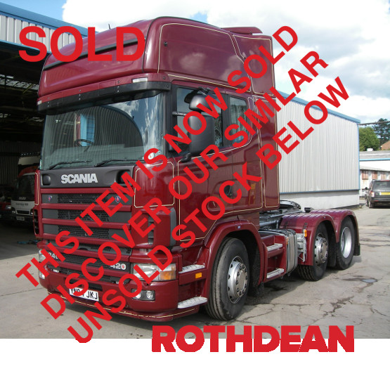 2004 SCANIA R124-420 in 6x2 Tractor Units