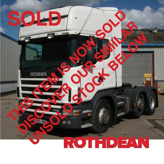 2003 SCANIA R124-420 in 6x2 Tractor Units