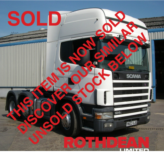 2003 SCANIA R124-420 in 6x2 Tractor Units