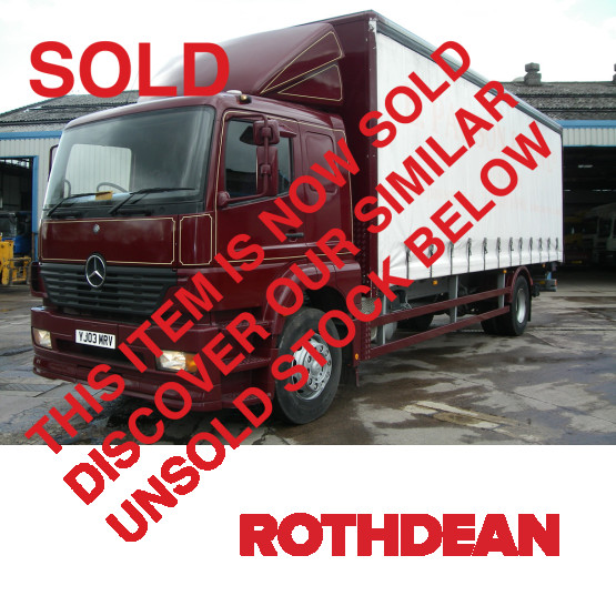 2003 MERCEDES ATEGO 1823 in Curtain Siders Rigid Vehicles