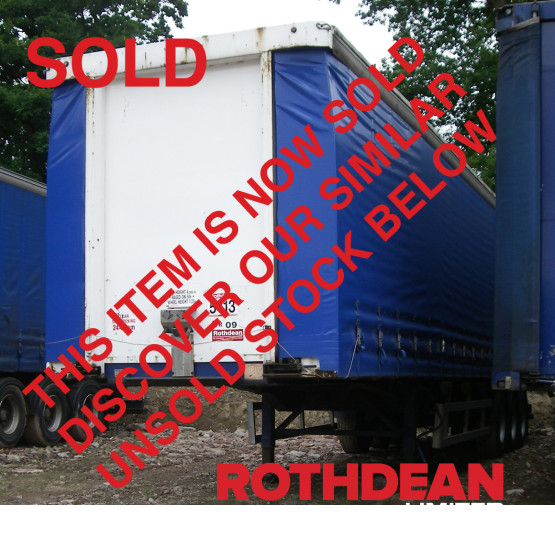2001 SDC STRAIGHT in Curtain Siders Trailers
