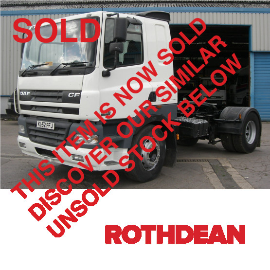 2002 DAF 85CF340 in 4x2 Tractor Units