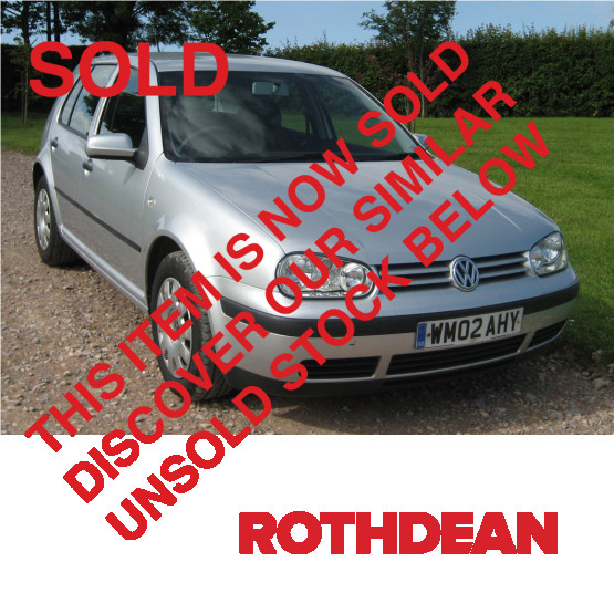 2002 VOLKSWAGEN GOLF 1.9 TDI in Cars and Light Vans Rigid