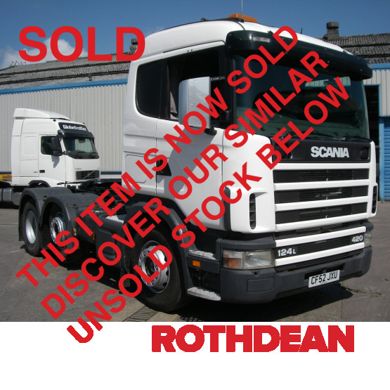 2003 SCANIA R124-420 in 6x2 Tractor Units