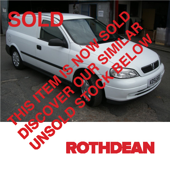 2001 VAUXHALL ASTRA DIESEL 1.7DTI in Cars and Light Vans Rigid