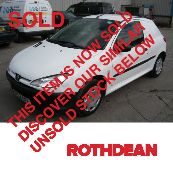 2002 PEUGEOT 206 in Cars and Light Vans Rigid