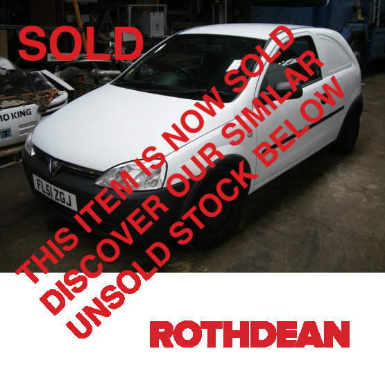 2001 VAUXHALL CORSA in Cars and Light Vans Rigid