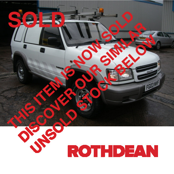 2003 ISUZU TROOPER 3.0D 4X4 in Cars and Light Vans Rigid