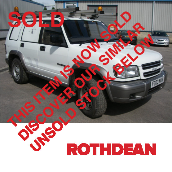 2003 ISUZU TROOPER 3.0D 4X4 in Cars and Light Vans Rigid