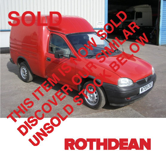 2000 VAUXHALL COMBO D in Cars and Light Vans Rigid