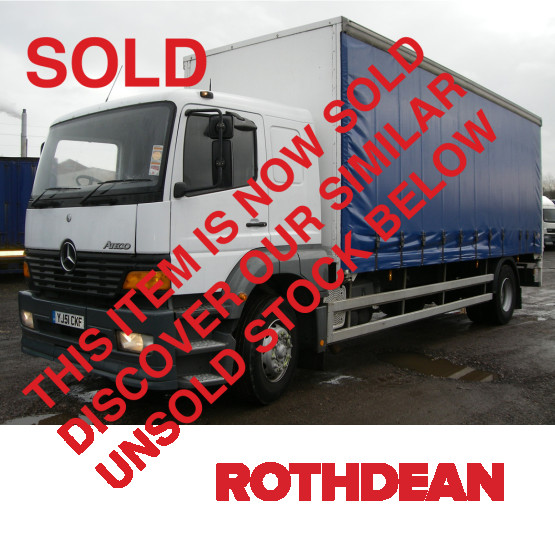 2001 MERCEDES ATEGO 1823 in Curtain Siders Rigid Vehicles
