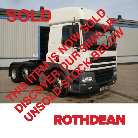 2001 DAF CF85430 SKY CAB in 6x2 Tractor Units