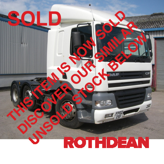 2002 DAF 85CF430 in 6x2 Tractor Units