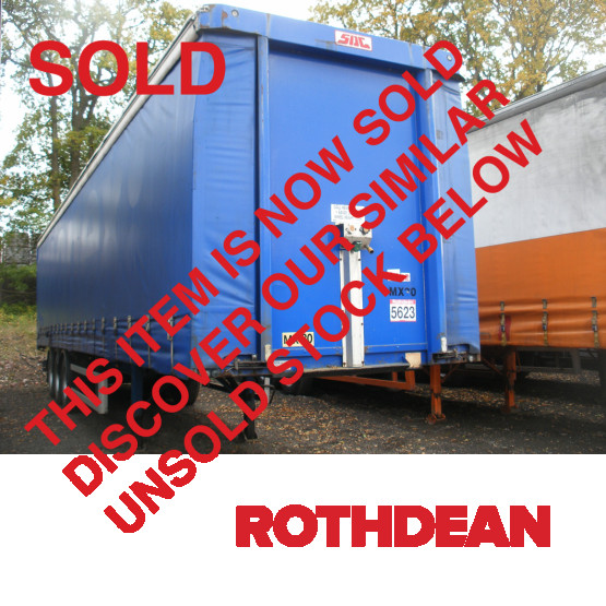 2002 SDC STRAIGHT in Curtain Siders Trailers