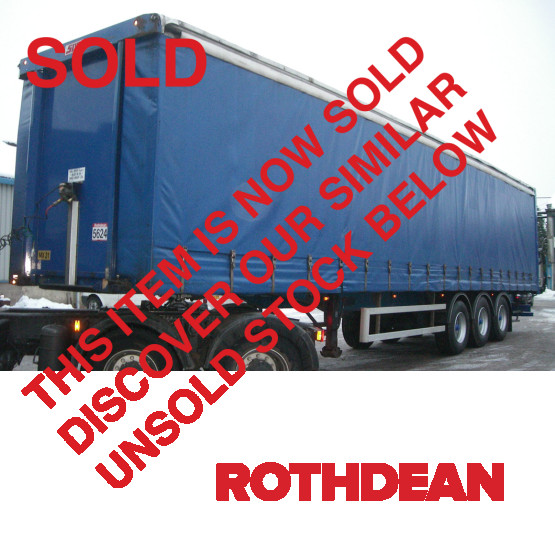 2002 SDC STRAIGHT in Curtain Siders Trailers
