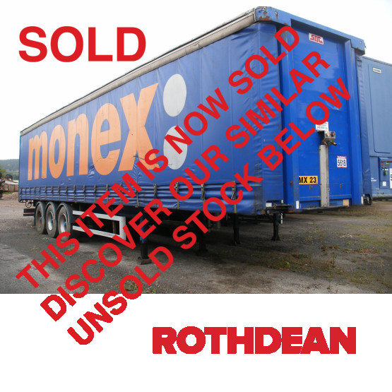 2002 SDC STRAIGHT in Curtain Siders Trailers