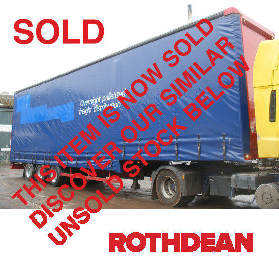 2001 CORUS DOUBLE DECK in Curtain Siders Trailers