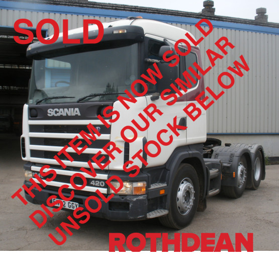 2002 SCANIA R124-420 in 6x2 Tractor Units