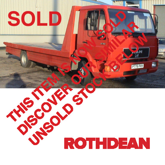 1996 MAN 8.153 in Flatbed/Beavertail Rigid Vehicles