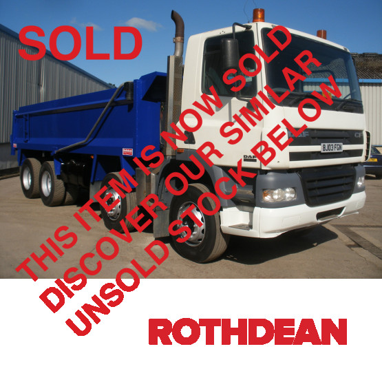 2003 DAF CF85-340 in Tippers Rigid Vehicles