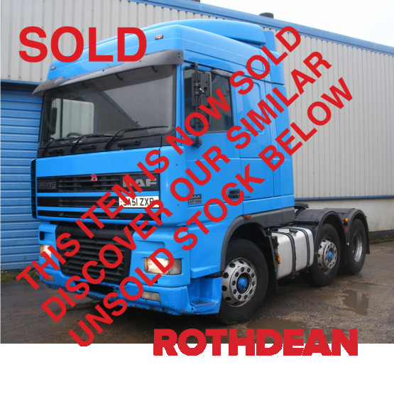 2001 DAF XF95-430 in 6x2 Tractor Units