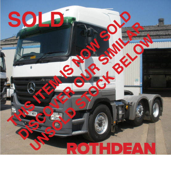 2007 MERCEDES ACTROS 2546 MEGA SPACE in 6x2 Tractor Units