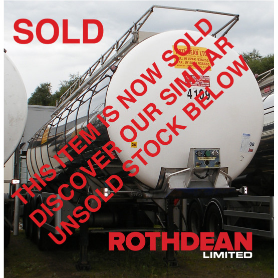 2002 Rothdean G.P in Food & Chemical Tankers Trailers