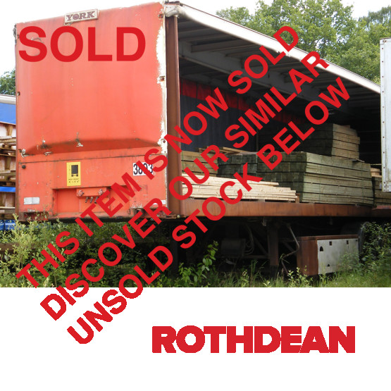 1991 YORK EXPORT in Curtain Siders Trailers