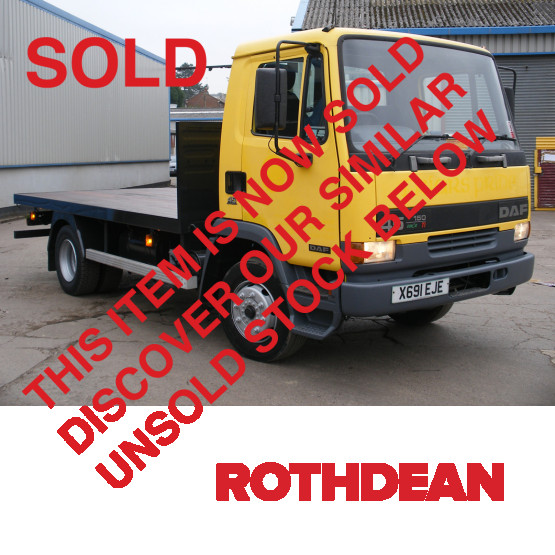 2001 DAF 45-150 in Flatbed/Beavertail Rigid Vehicles