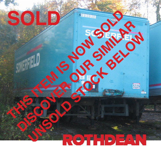 1997 Don Bur 33\\\' BOX TANDEM in Box Trailers Trailers