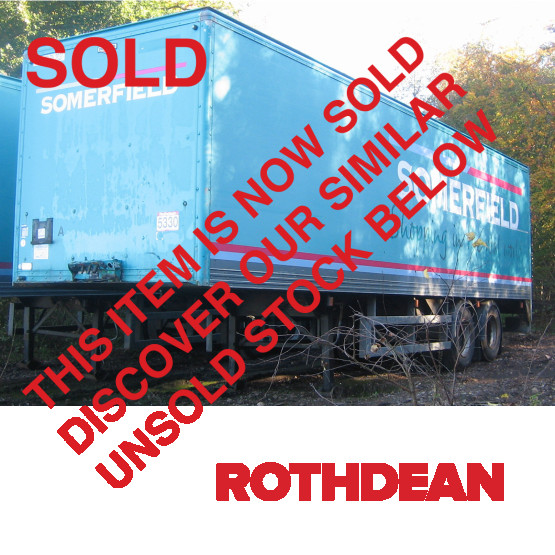 1997 Don Bur 33\\\' BOX TANDEM in Box Trailers Trailers