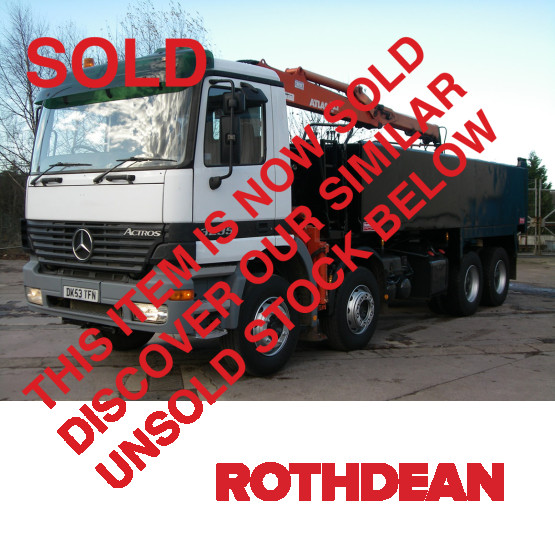 2003 MERCEDES 3235 ACTROS in Tippers Rigid Vehicles