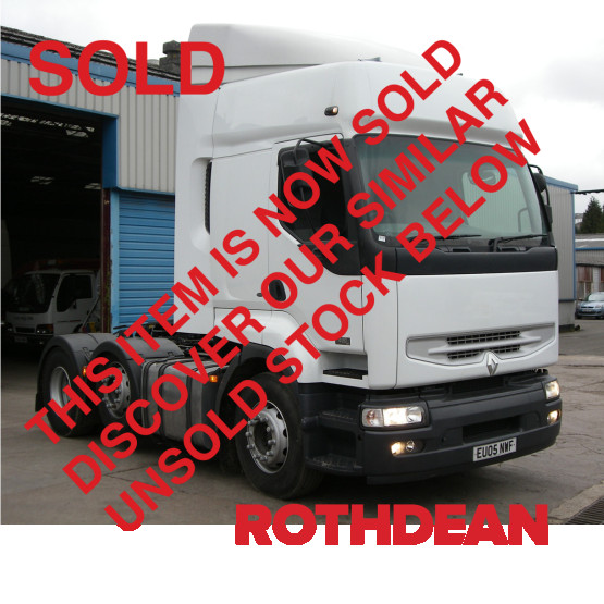 2005 RENAULT PREMIUM PRIVELEDGE 420 DCI in 6x2 Tractor Units