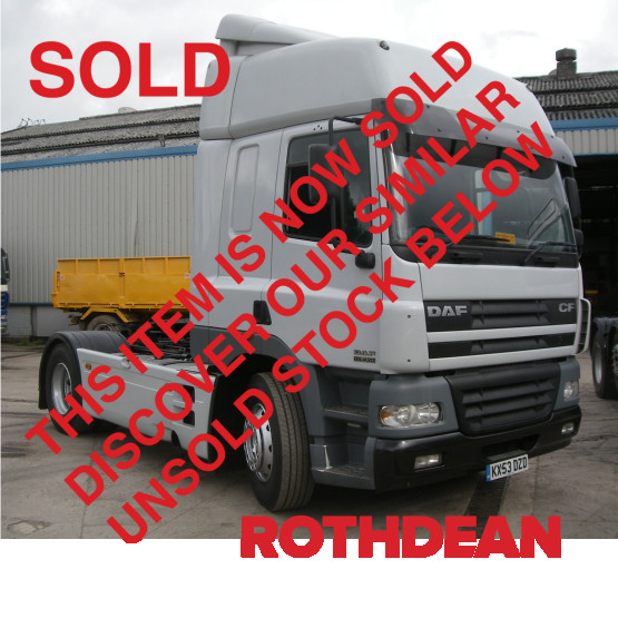 2004 DAF 85CF430 in 4x2 Tractor Units