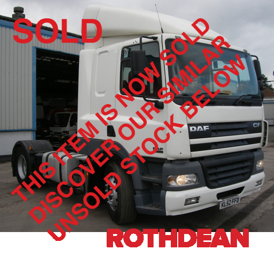 2002 DAF 85CF340 in 4x2 Tractor Units