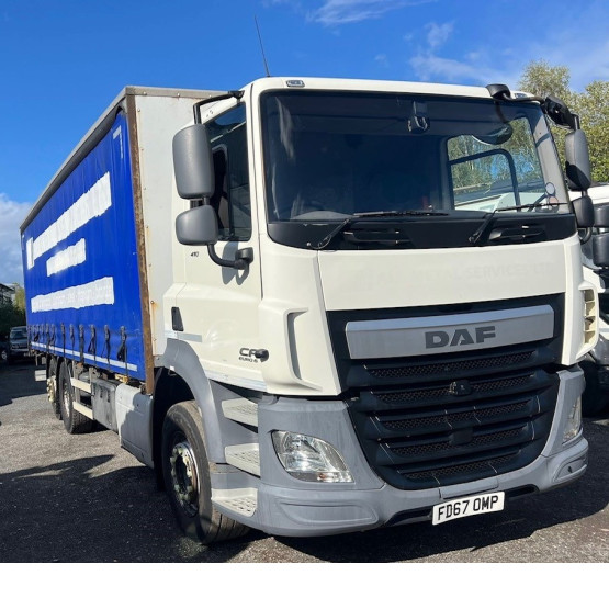 2018 DAF CF410 in Curtain Siders Rigid Vehicles
