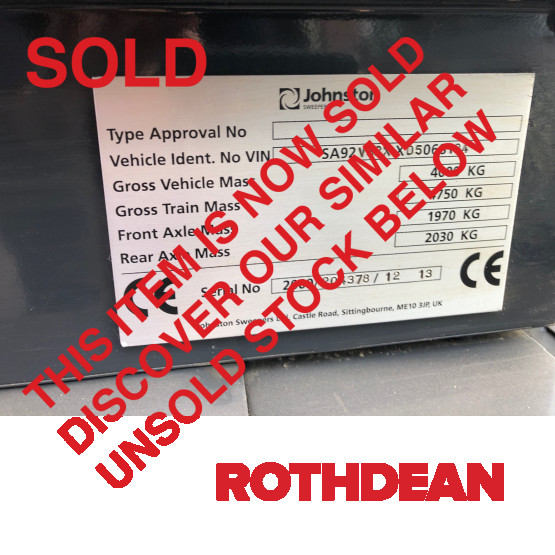 2013 JOHNSTON SWEEPER in Compact Sweepers