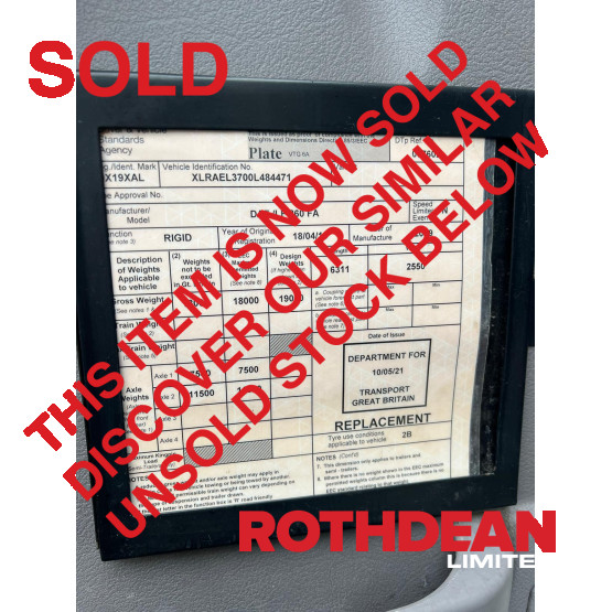 2019 DAF LF260 ROAD SWEEPER in Truck Mounted Sweepers