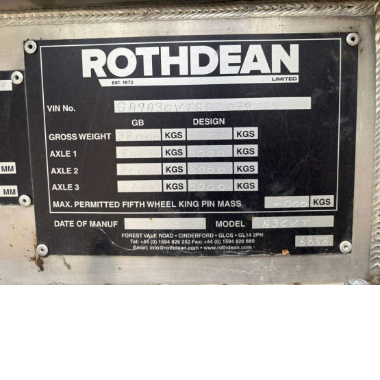 2025 Rothdean VACUUM TANKER in Vacuum Tankers Trailers