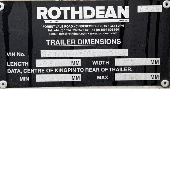 2025 ROTHDEAN VAC TANK in Vacuum Tankers Trailers