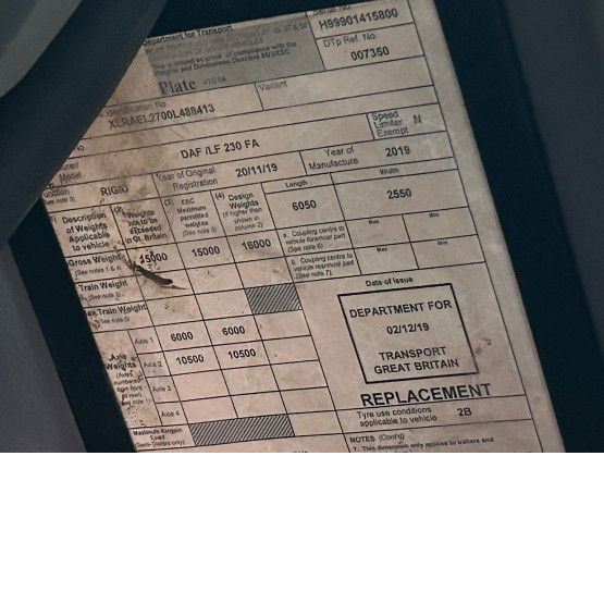 2018 DAF LF230 ROAD SWEEPER in Truck Mounted Sweepers