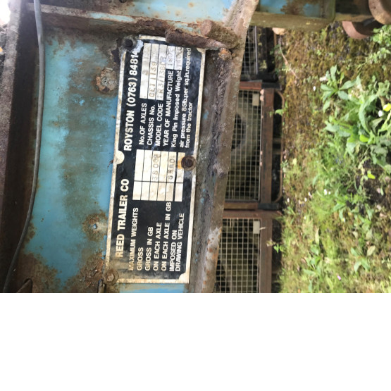 1992 REED TRAILER CO FLATBED in Flat Trailers Trailers