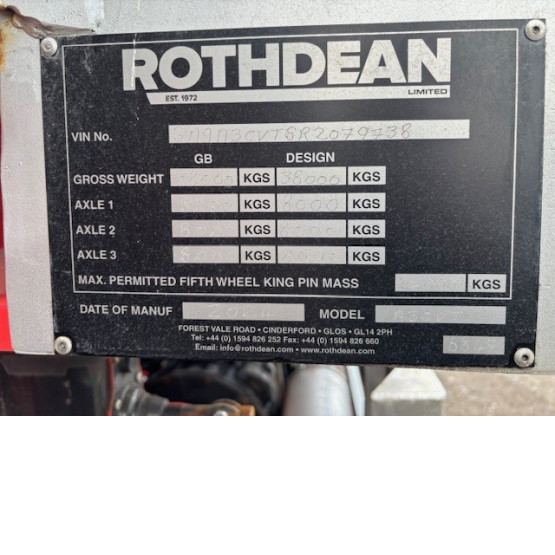 2024 ROTHDEAN VAC TANK in Vacuum Tankers Trailers
