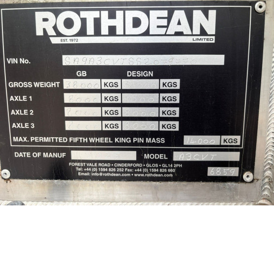 2025 Rothdean  in Vacuum Tankers Trailers
