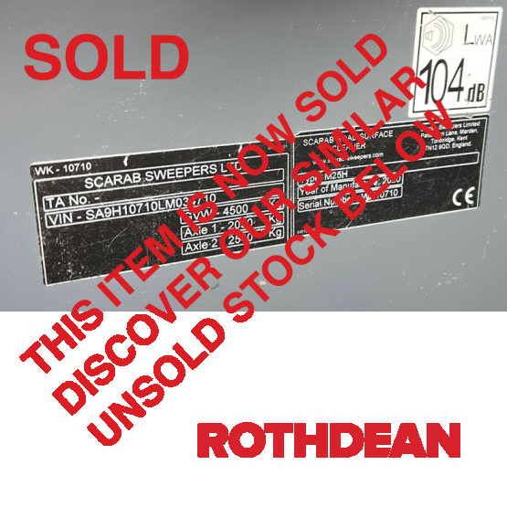 2020 SCARAB M25H in Compact Sweepers