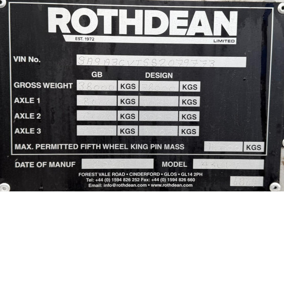 2025 Rothdean VAC TANK in Vacuum Tankers Trailers